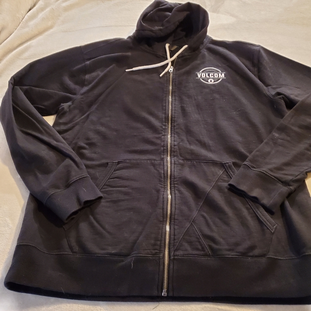NWOT Volcom fleece full zip hoodie
